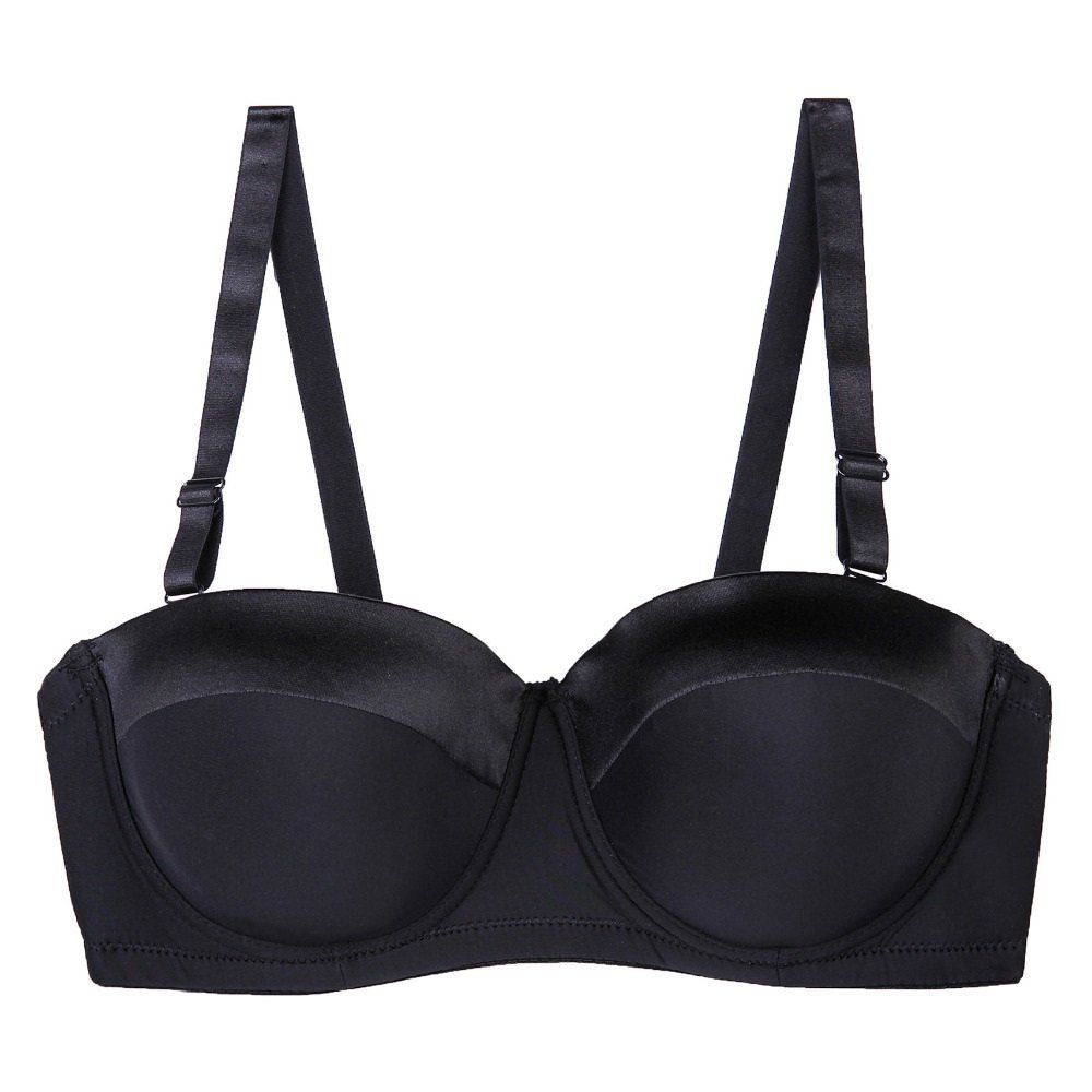 [46% OFF] Half Cup Plus Size Strapless Multiway Bra | Rosegal