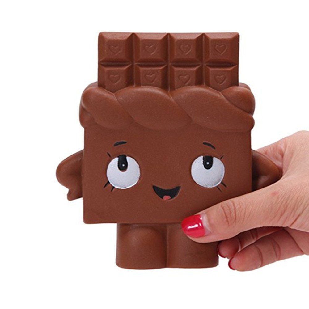 

Slow Rising Jumbo Kawaii Squishy Chocolate Toy for Kids Stress Relief, Brownie