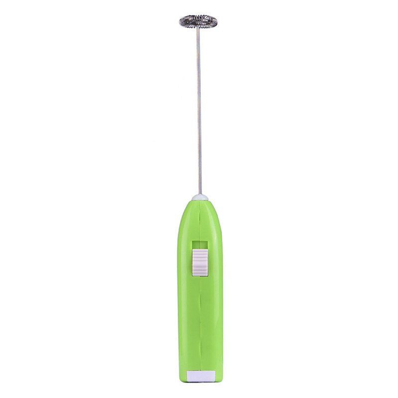 

Fashion Hot Drinks Milk Frother Foamer Whisk Mixer Stirrer Egg Beater Electric Mini Handle, Green
