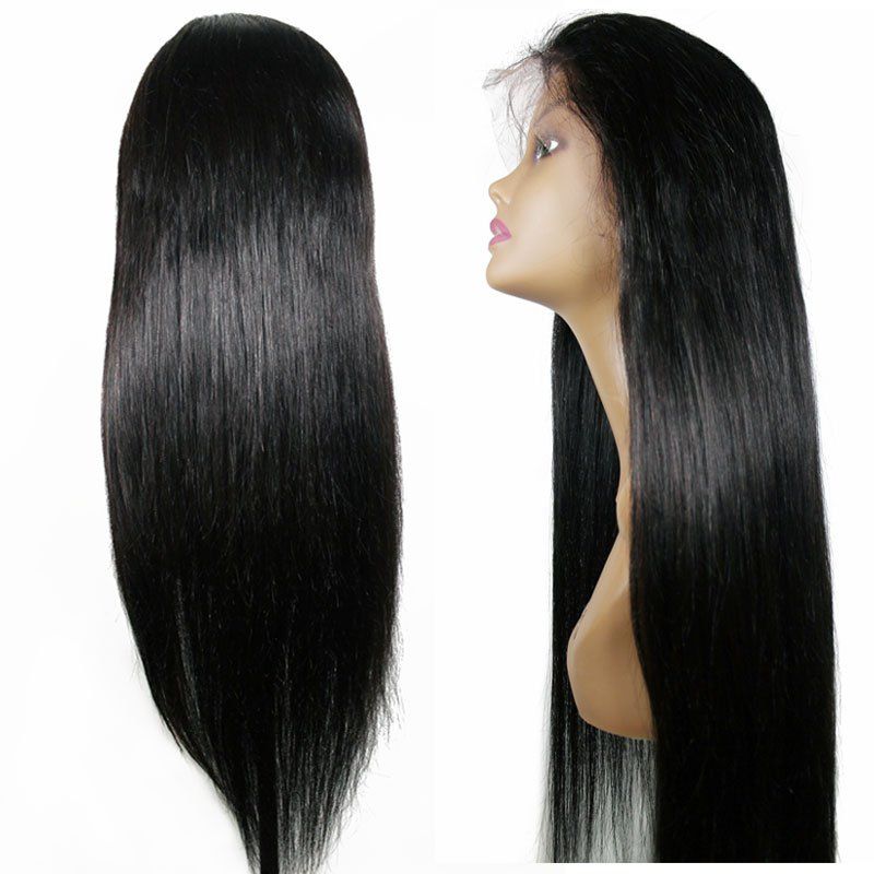 42 Off Long Straight Hair Synthetic Lace Front Wigs Natural