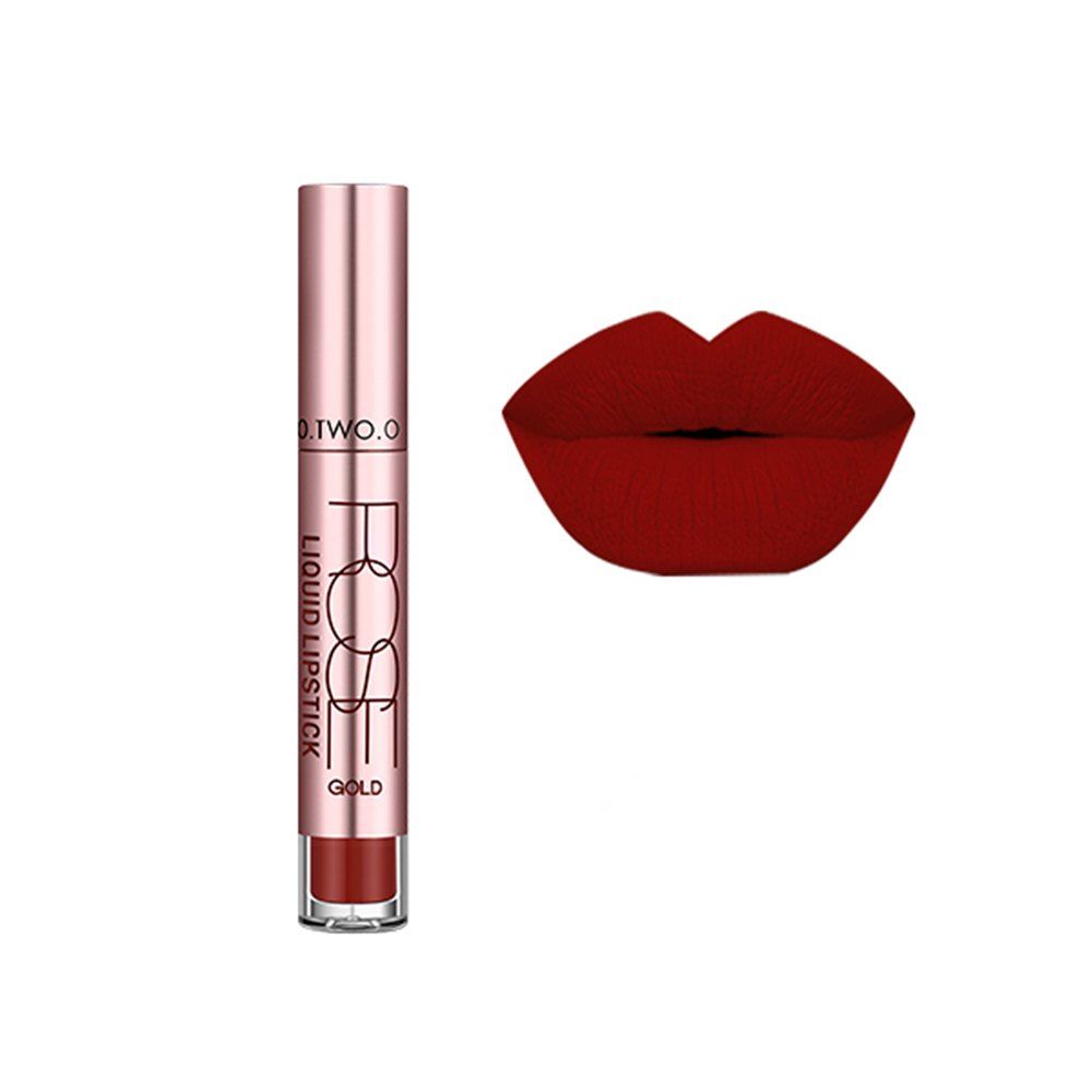 

OTWOO Best Sale Hot Cosmetics Makeup Long Lasting Waterproof Easy to Wear Matte Lipstick, 12#