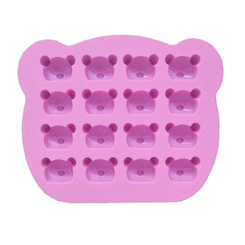 

2 Pcs Koala Bear Silicone Mold Baking Utensils Bakeware Jelly Candy Clay Making Decoration, Pink