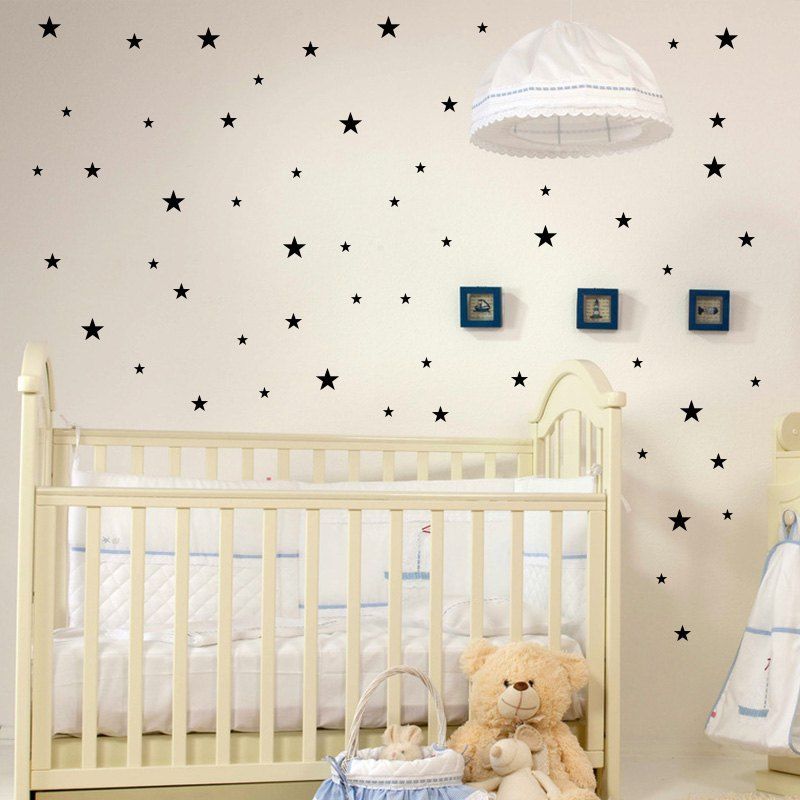 Stars Pattern Vinyl Wall Art Decals Nursery Room Decoration Stickers For Kids Rooms Home Decor Stars Pattern Vinyl Wall Art Decals Nursery Room Decoration Stickers For Kids Rooms Home Decor