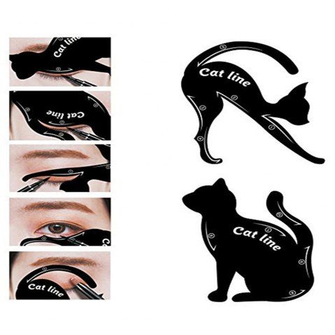Image result for Eyeliner Stencil Set Eye Makeup Template Multifunction Tools