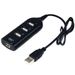 4 Ports Mini USB 2.0 Hub for Laptop PC High Speed 480Mbps Adapter -  