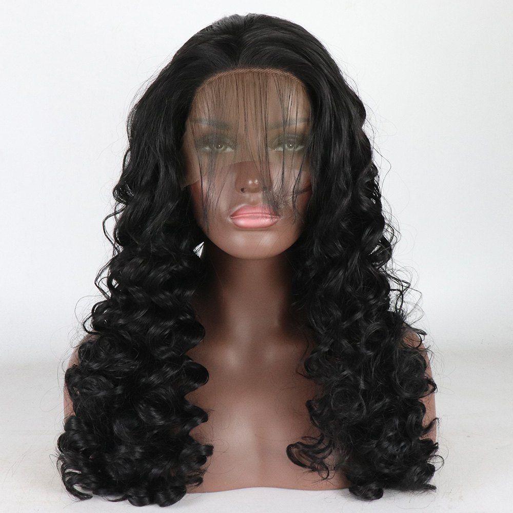 2019 synthetic curly lace front wigs for women