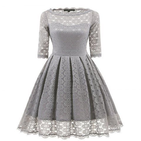 Womens Vintage Floral Half Sleeve Flare Cocktail Party Dress Womens Vintage Floral Half Sleeve Flare Cocktail Party Dress