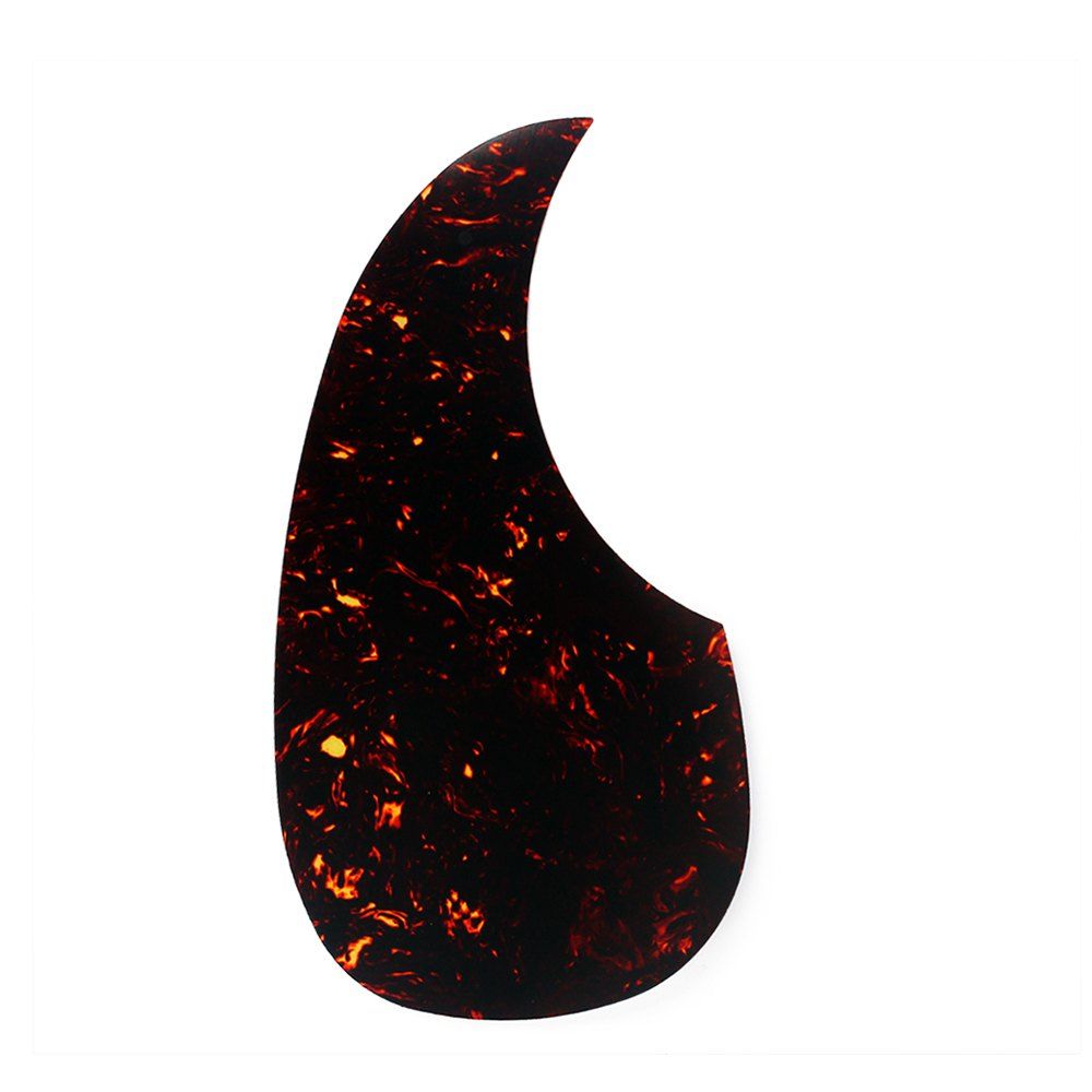 Acoustic Guitar Pickguard R64mm Red Plastic Professional Pick Guard