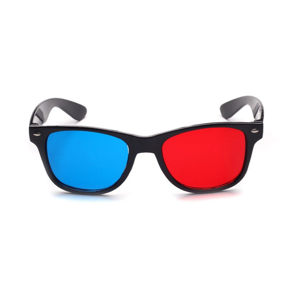 2018 New Universal 3d Glasses Frame Red Blue 3d Vision Glass For Dimensional Anaglyph Movie Dvd