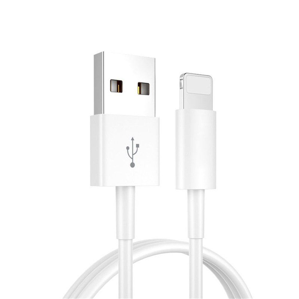 

1m 8 Pin USB Data Sync and Charging Cable for iPhone X/iPhone 8 Plus/iPhone 8/7 Plus/7/6 Plus/6/5, White