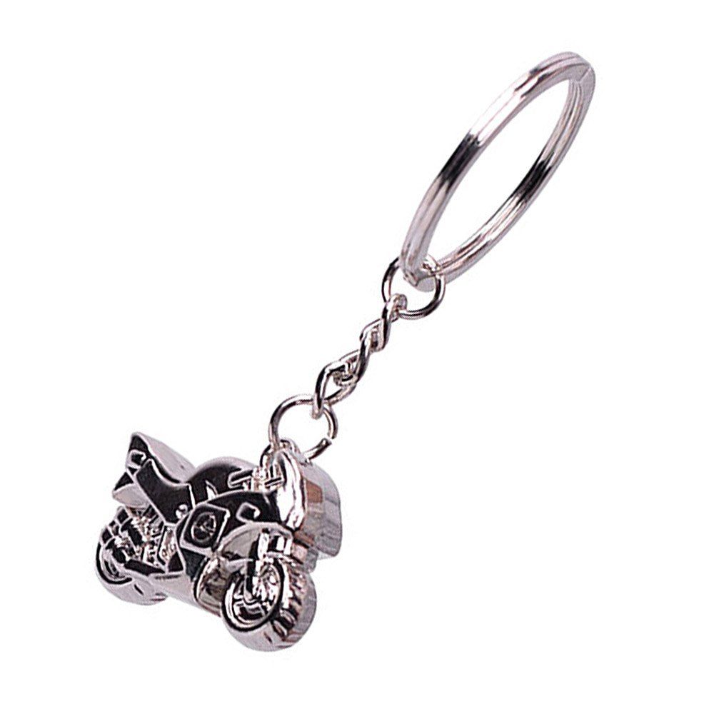 

Personality Fashion Premium Gift Alloy Solid Motorcycle Keychain, Silver