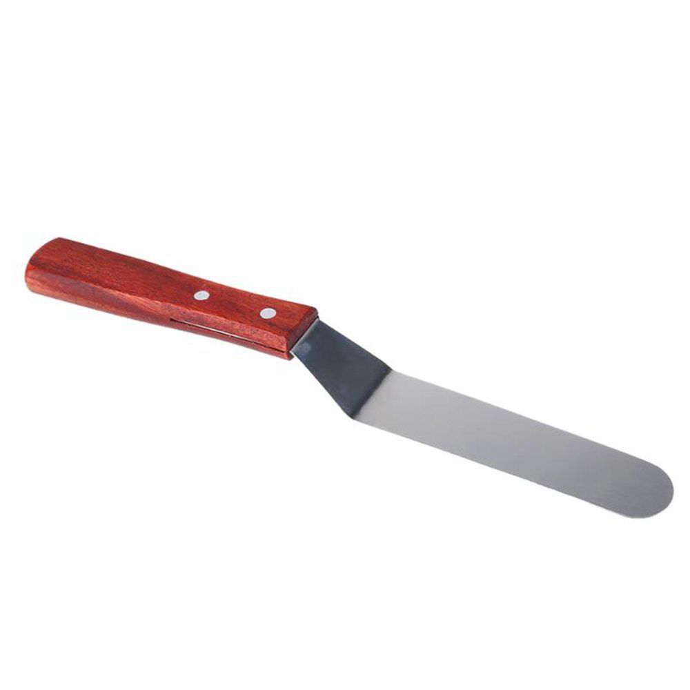 

6 Inch Butter Cake Cream Spatula Smoother Icing Frosting Spreader Fondant Pastry Cakes Decoration, Stainless steel