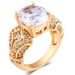 Fashion Micro-inlaid Luxury Classic Royal Zircon Ring J0582 -  