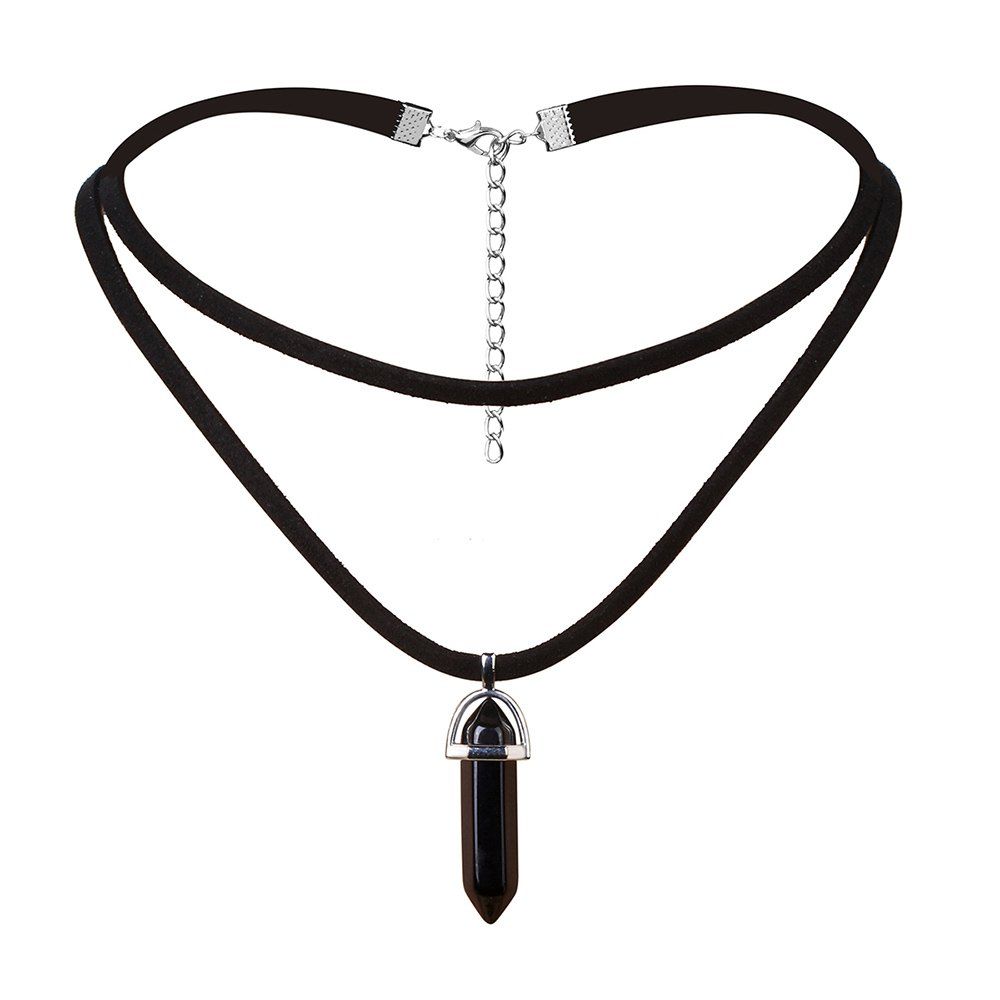 

Fashion Personality Double Pencil Head Pendant N3367, Gunmetal