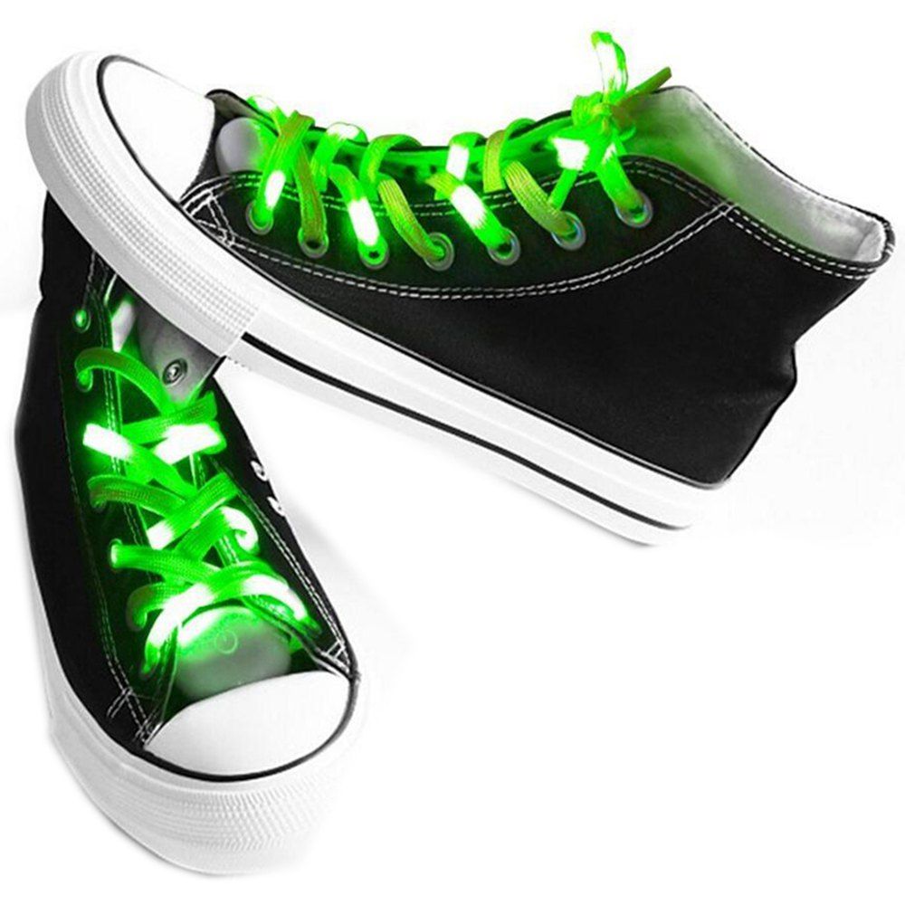 

LED Shoelaces for Party Dancing Hip Pop Running Decorations, Green