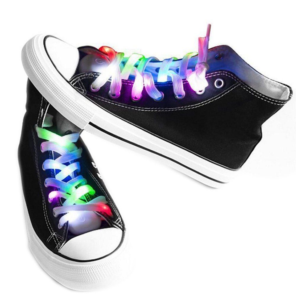

LED Shoelaces for Party Dancing Hip Pop Running Decorations, Multi-a