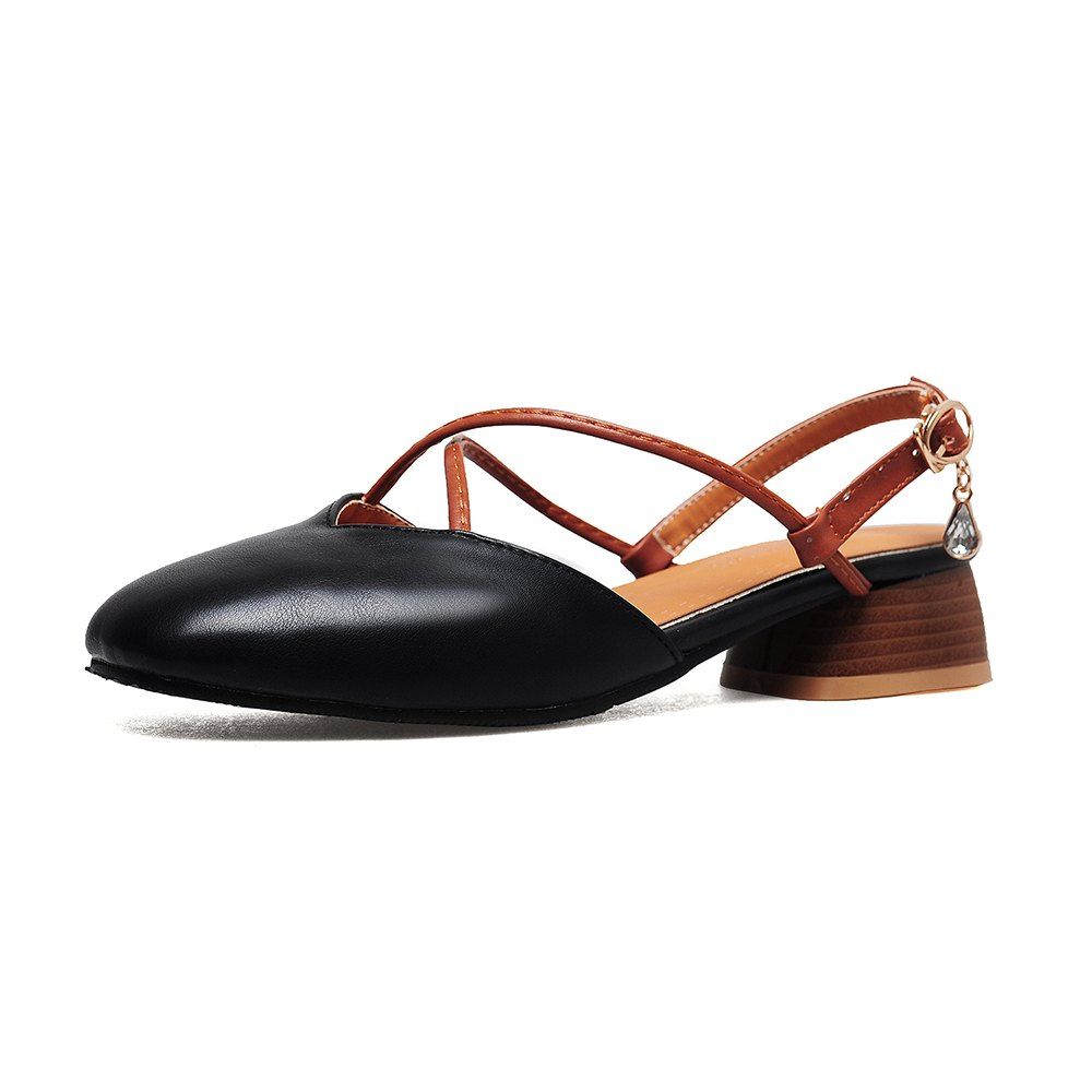 thick low heel shoes
