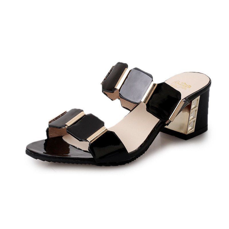 

The Flip-flops Fish-mouth Sandals, Black