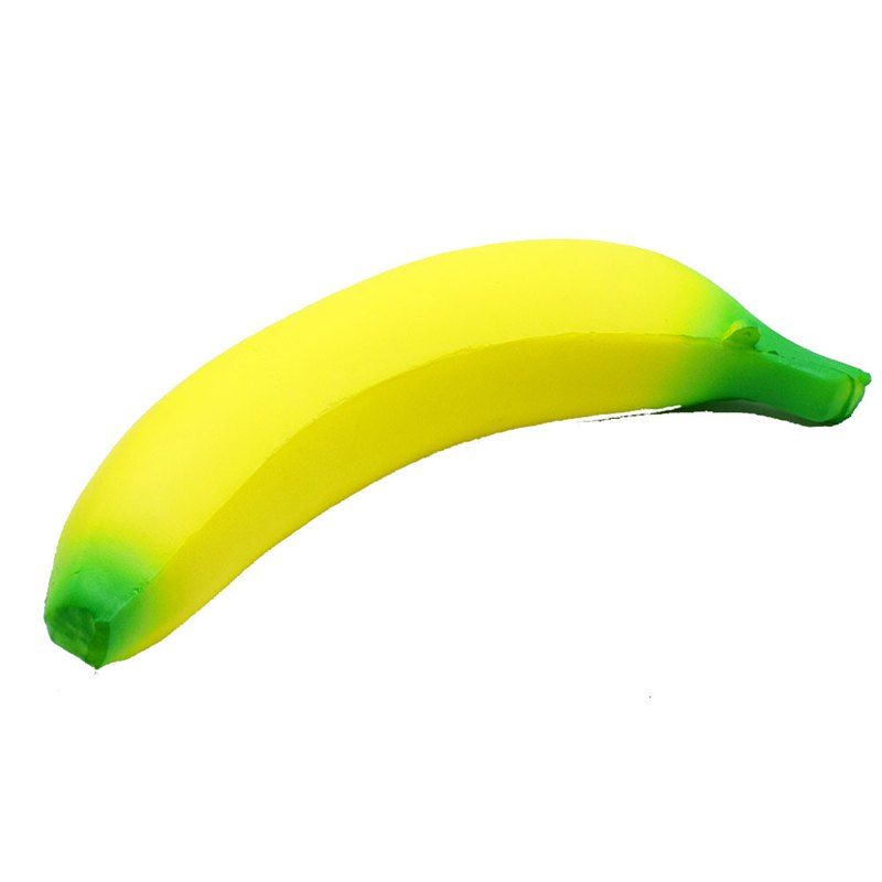  Jumbo  Squishy  Banana  Pinch Jouet PU Soulagement Du Stress 