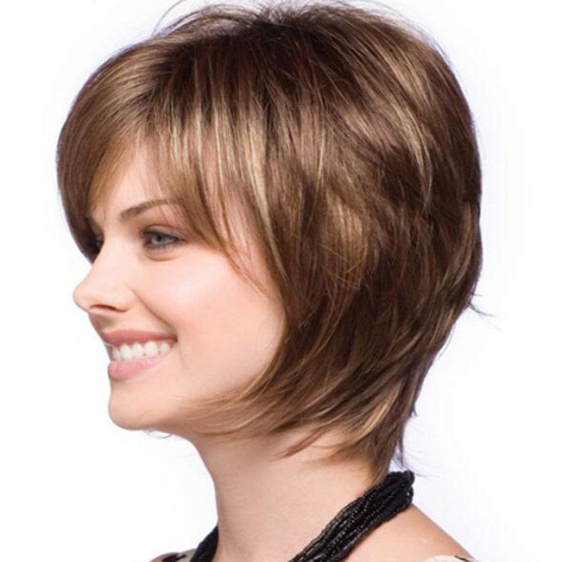 

Short Fluffy Straight Hair Wig, Sienna