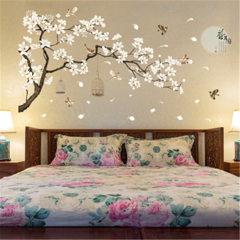  47 OFF White Peach Butterfly Wall  Sticker  For Home  