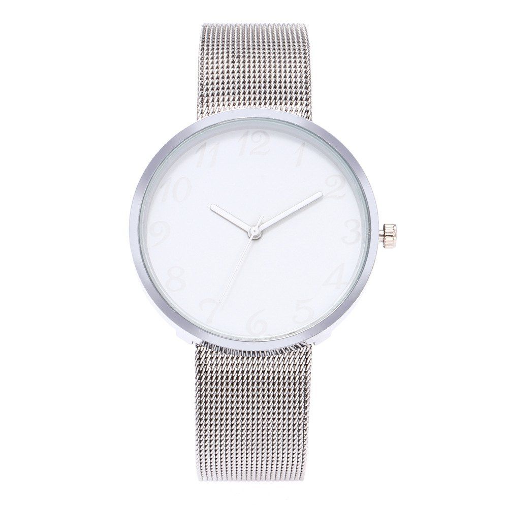 

New Fashion Net With Black and White Quartz Watch