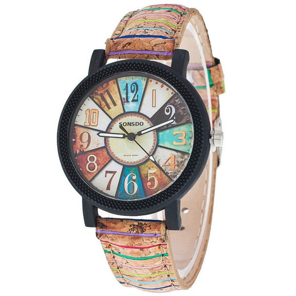 

Korean Student Harajuku Retro Casual Minimalist Fashion Watch, Brown