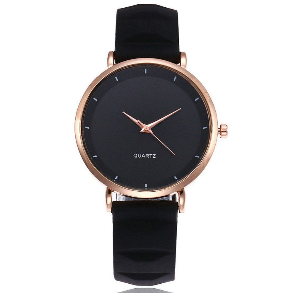 

Fashion Jelly Silicone Women Watches Luxury Brand Casual Ladies Quartz Watch, Black