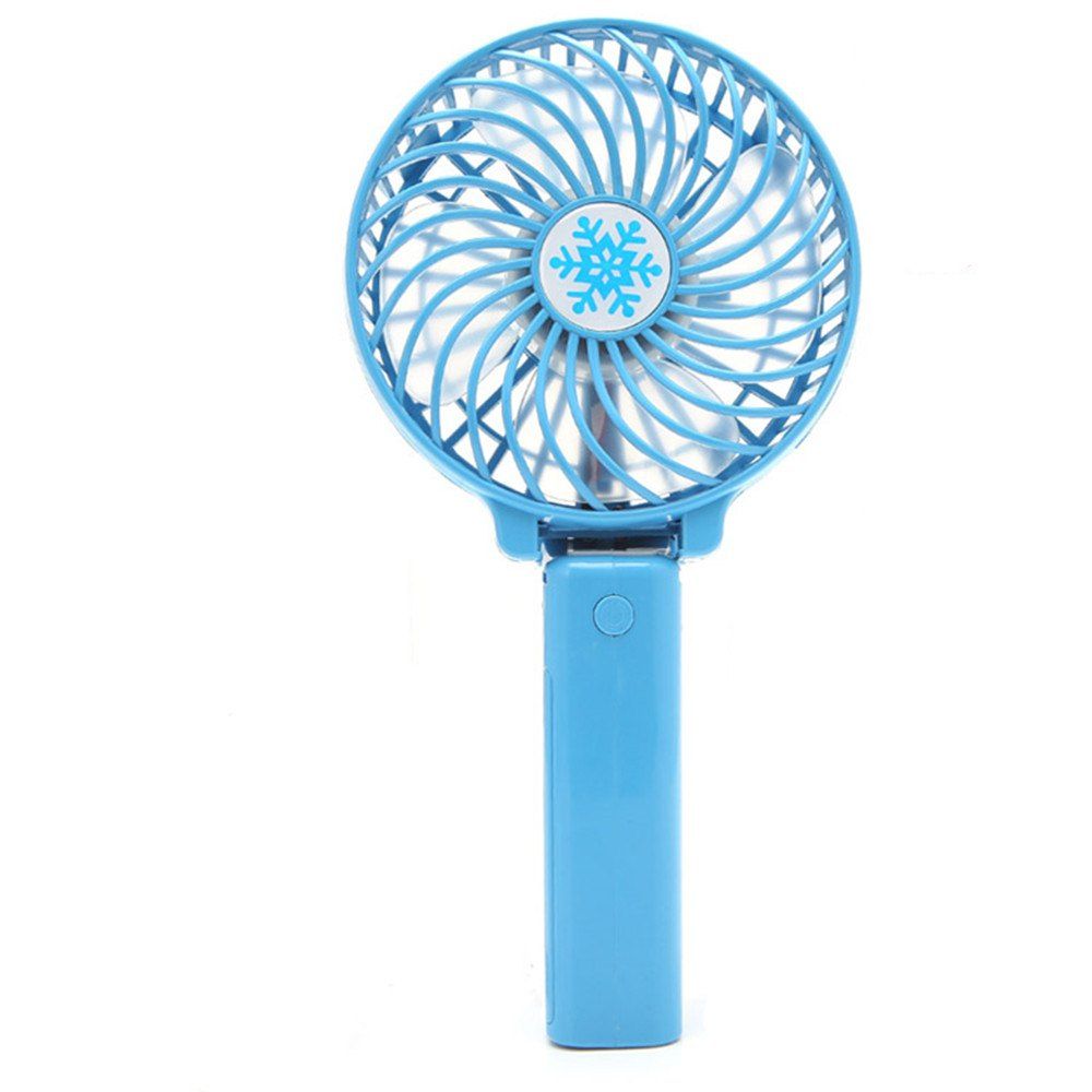 [36% OFF] Portable Hand-Held Folding Charging Fan | Rosegal