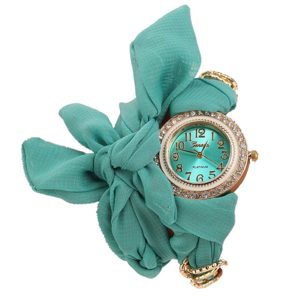 Best Geneva XR2442 Women's Fashion Arabic Numbers Jewelry Watch with Diamond Bezel  