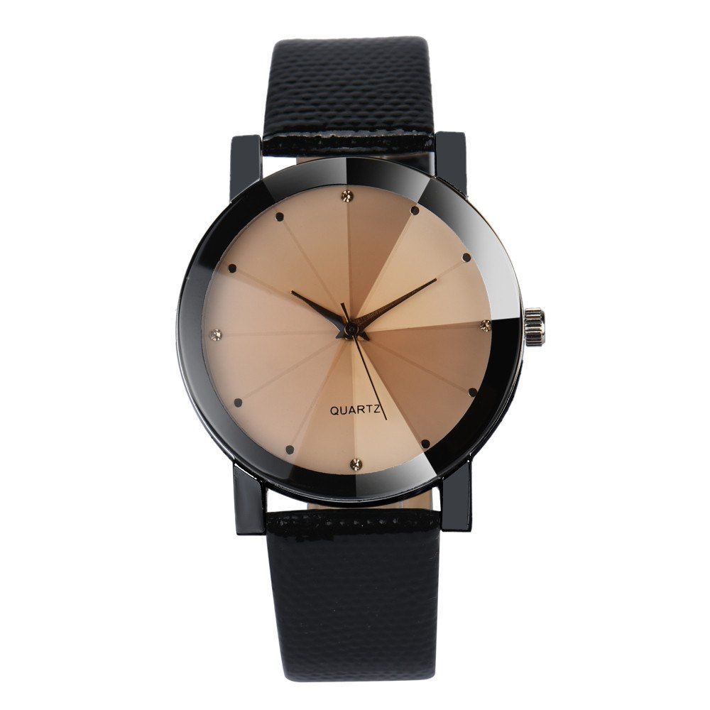

Luxury Simulated Diamond Quartz Sport Casual Creative Clock Fashion Watch, Cinnamon
