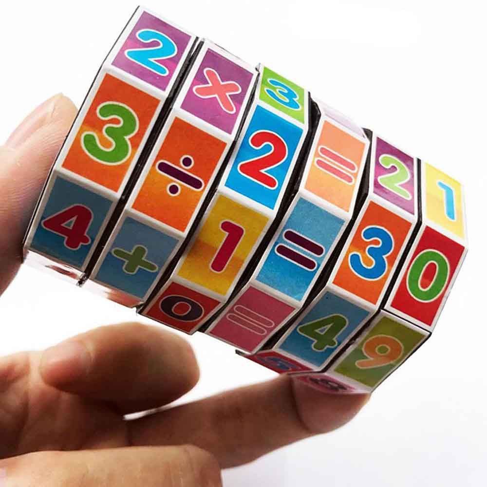

Cylindrical Six-order Rubik Cube Math Early Childhood Educational Toys, Multi