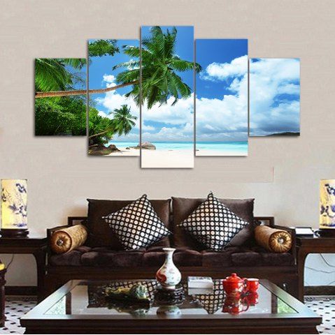 Download Arte de la pared beachy Desktop Wallpaper
