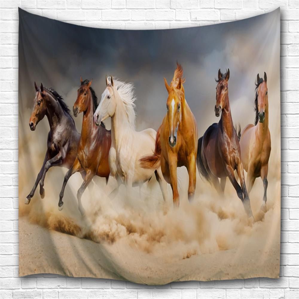 

Pentium Horse 3D Printing Home Wall Hanging Tapestry for Decoration, Multi-a