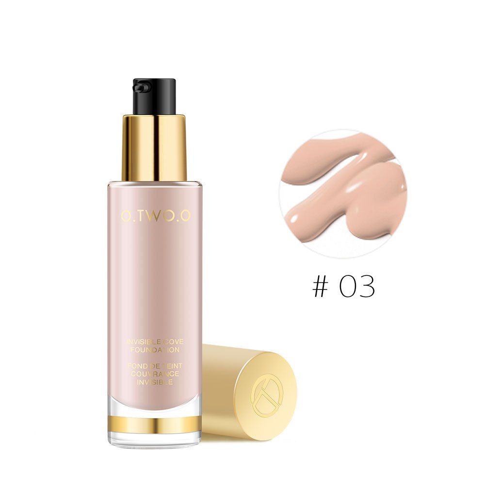 

O.TWO.O New Liquid Foundation Make Up Concealer Whitening Moisturizer Oil-control Waterproof Liquid Foundation Face, 8 Color, #003