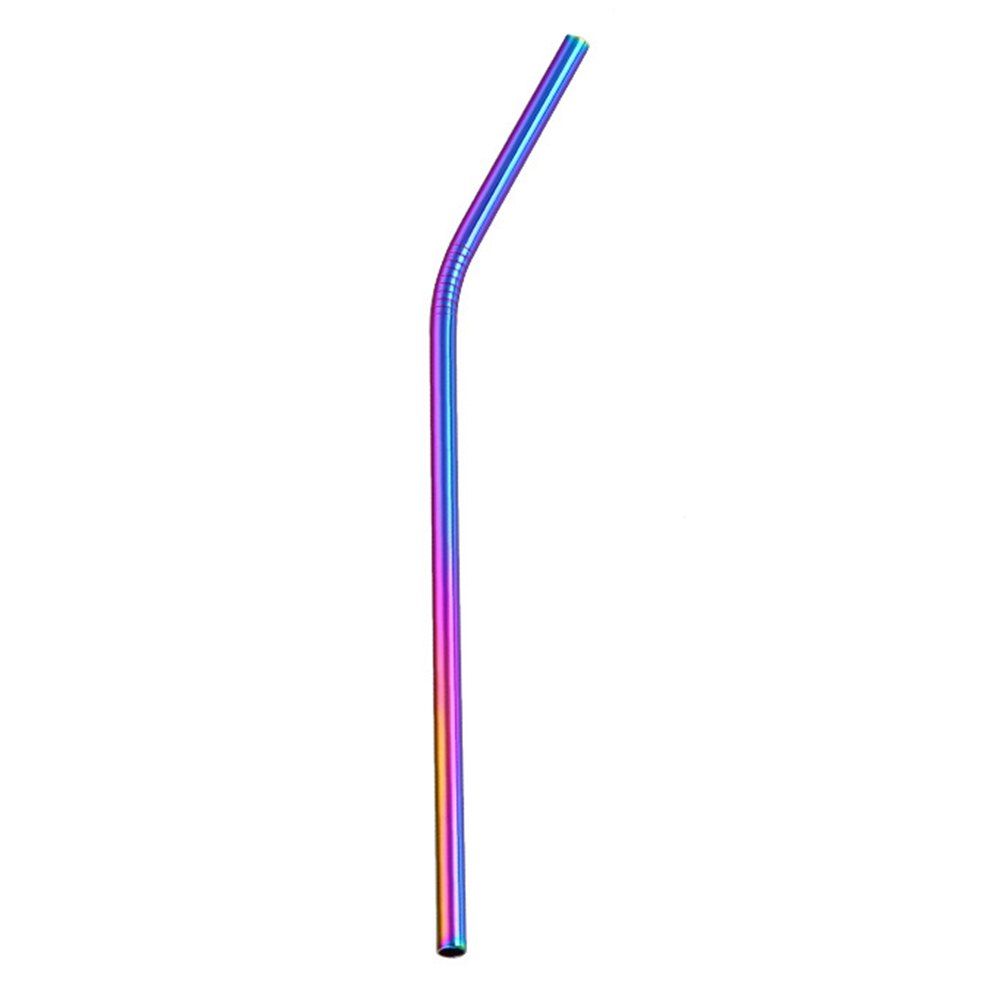 

1PCS High Quality Stainless Steel Colorful Drinking Straw, Multi