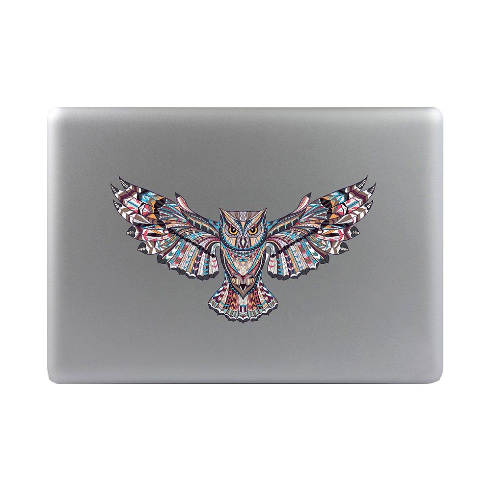 

Artistic and Creative Notebook Refrigerator Suitcase Cartoon Owl Sticker M049, Multi-a