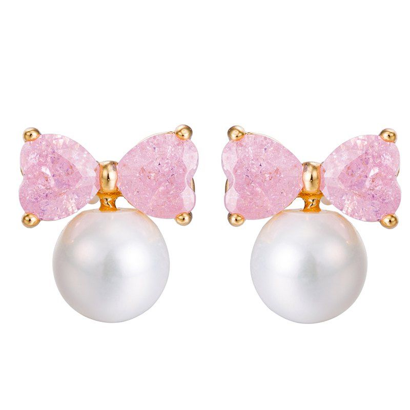 

Exquisite Zircon Fashion Earring ERZ0466, Pink