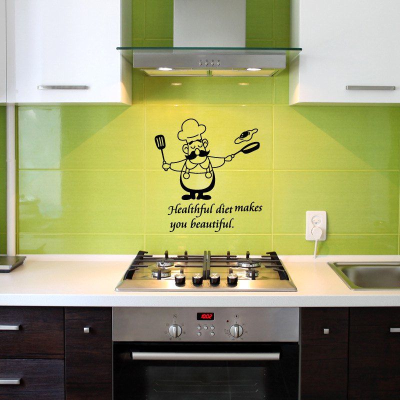 Dr le Cuisine  Stickers  Muraux Imperm ables D calques De 