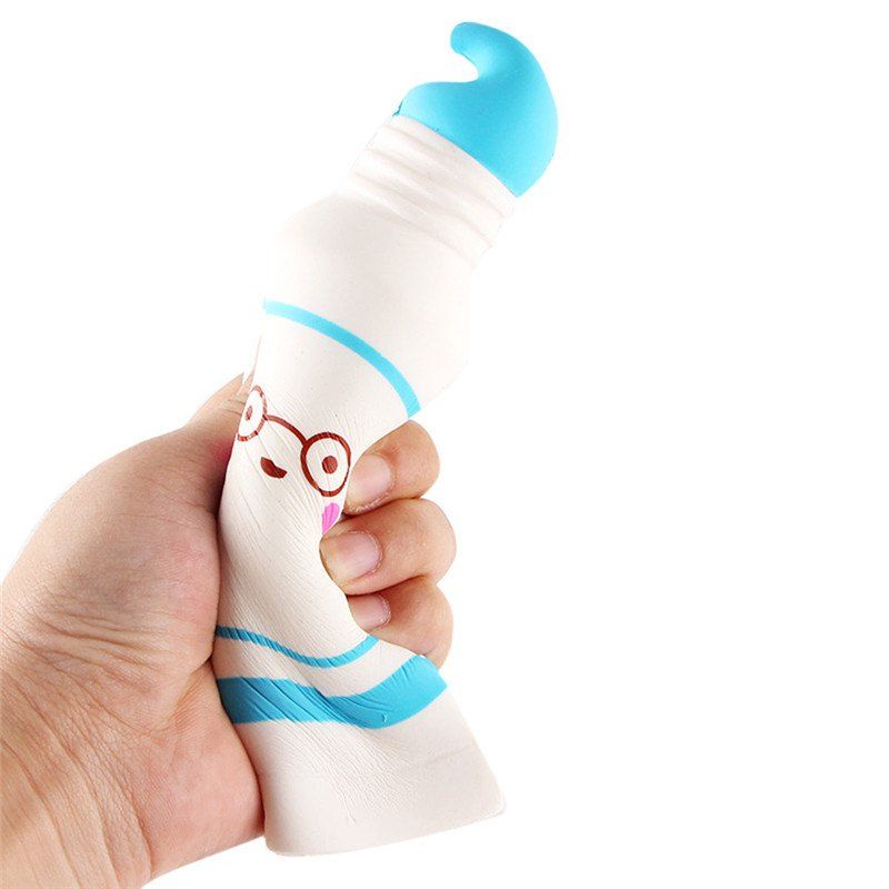 

Jumbo Squishy Cartoon Toothpaste Healing Squeeze Fun Stress Reliever Toy, Light sky blue