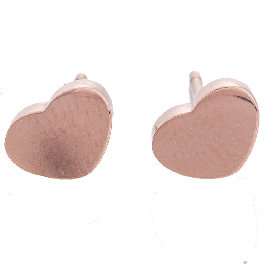 

Titanium Druzy Heart-Shaped 18K Gold Earrings
