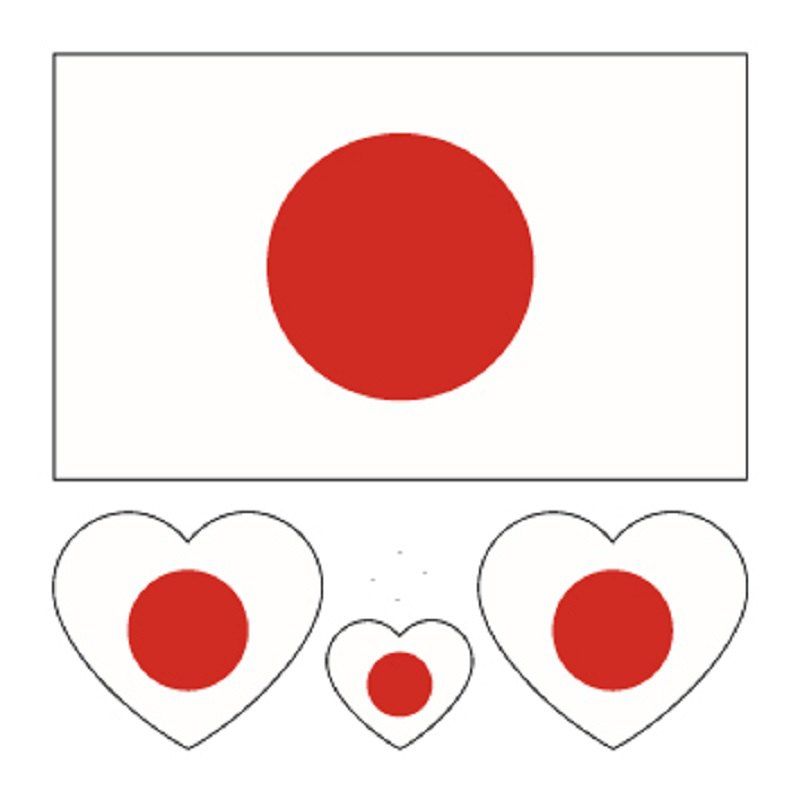 Autocollants De Tatouage De Corps De Drapeau Du Football Japonais En Multi A Rosegal Com France