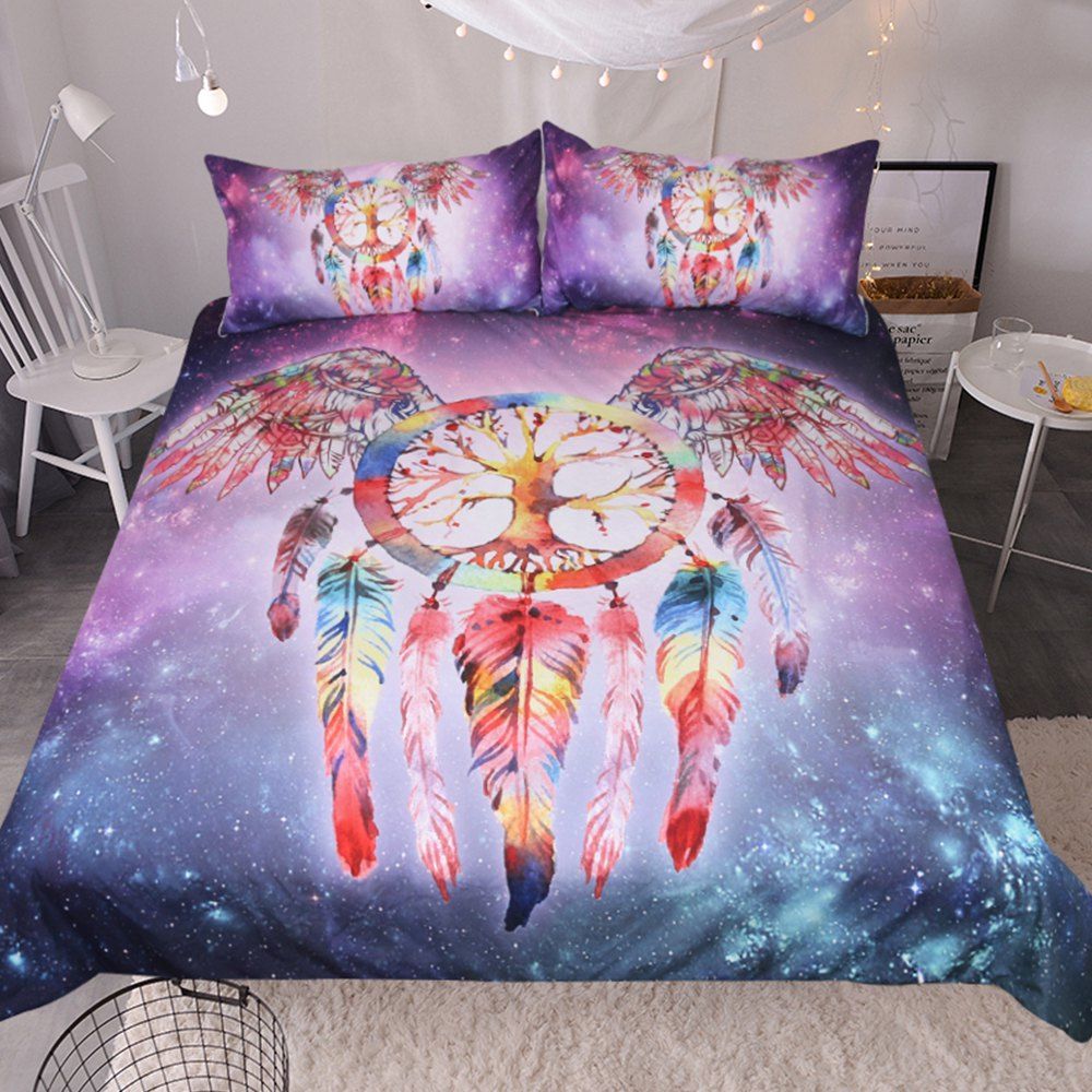 Dreamcatcher Bedding Duvet Cover Set Digital Print 3pcs