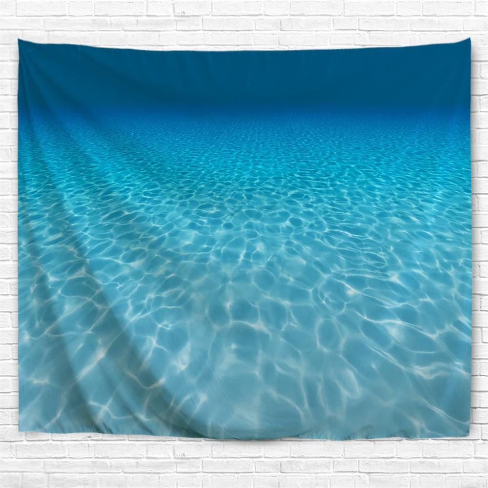 

Ocean Water Cube 3D Printing Home Wall Hanging Tapestry for Decoration, Multi-a