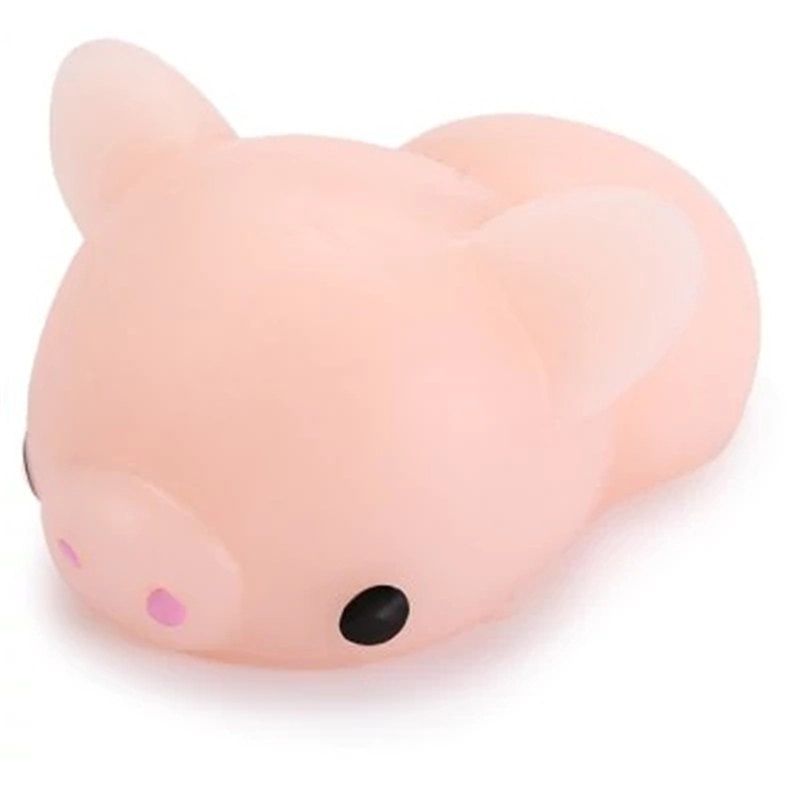 

Funny Cute Mini Cartoon TPR Animal Jumbo Squishy Toy, Pink rose