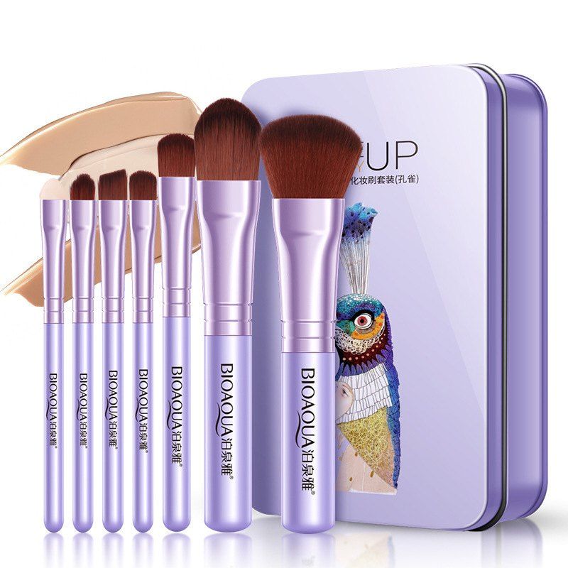 

BIOAQUA Fine Make-Up Brush Suit, Purple mimosa