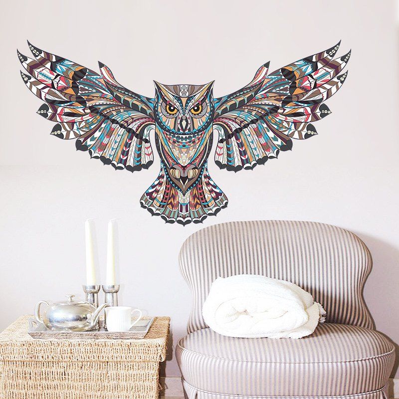 

YEDUO Owl Kids Nursery Rooms Decorations Wall Decals, Multi-a