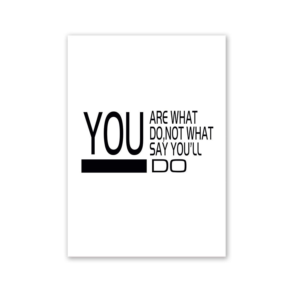 

W313 Letters Unframed Wall Canvas Prints for Home Decorations, Multi-a