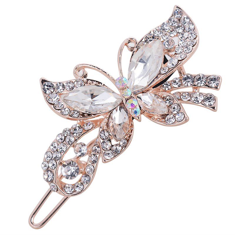 

Fashion Hairpins Accessories Plated Clips Hair Pin Ponytail, Milk white