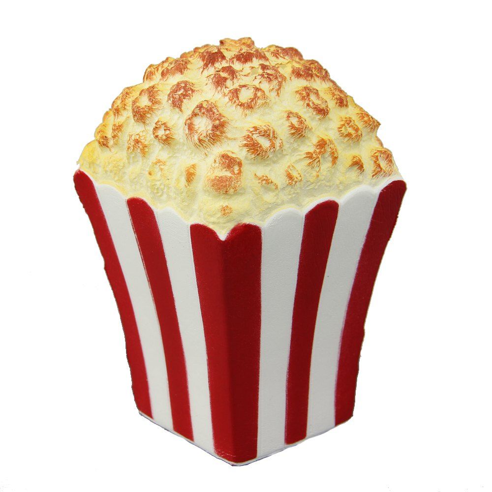 

Jumbo Squishy Popcorn Relieve Stress Toy, Red